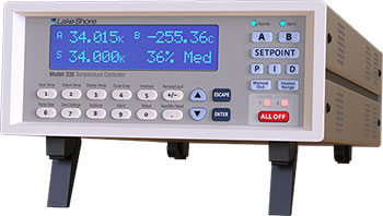 Every cryostat comes with a Lake Shore temperature controller and calibrated sensor